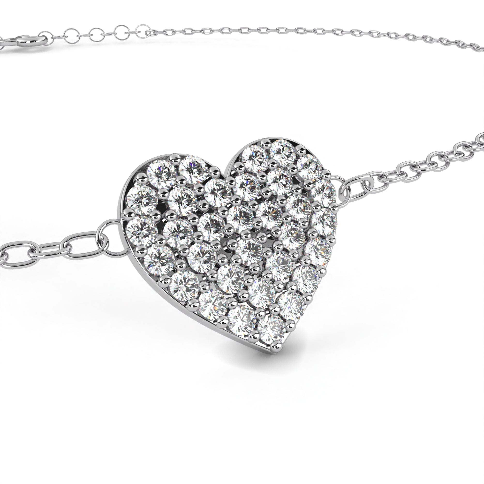 Solitairekart 0.21ct Round Cut Lab Grown Diamond Bracelet